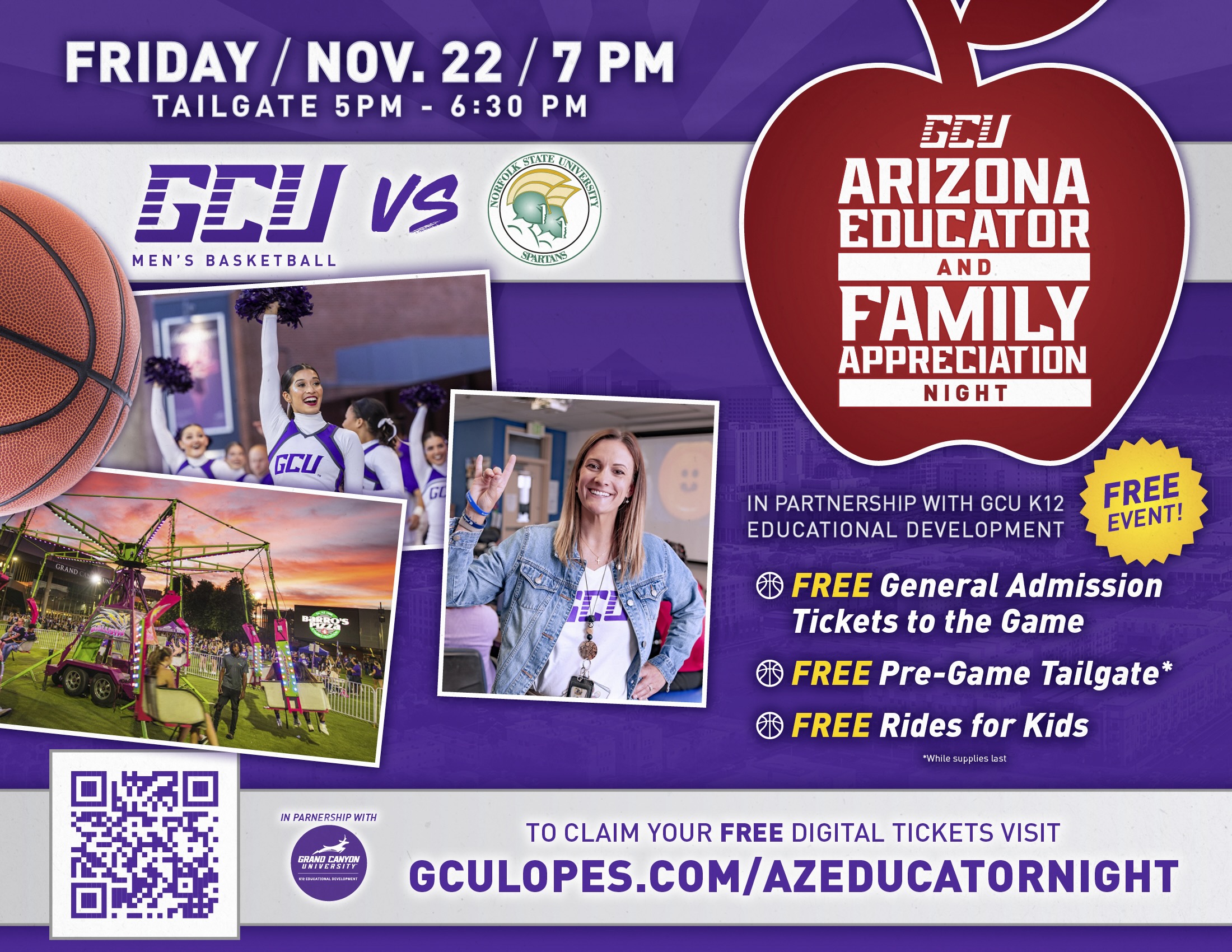 GCU Arizona Educator and Family Appreciation Night Canyon PD